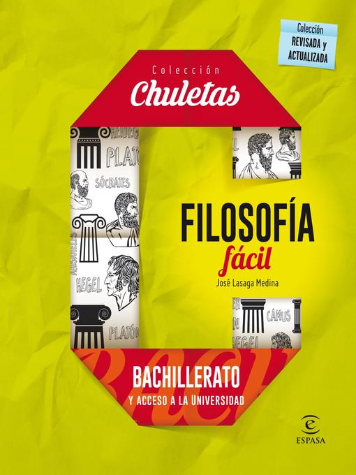 Title details for Filosofía fácil para bachillerato by José Lasaga Medina - Available